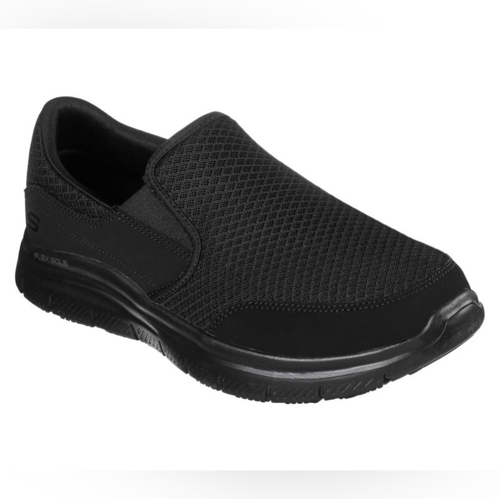 Work Relaxed Fit Slip Resistant Sneakers: Flex Advantage